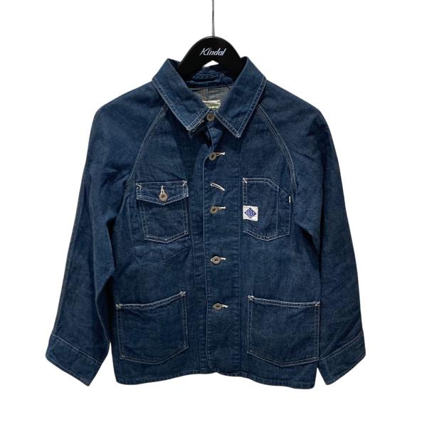 POST O'ALLS インディゴデニム カバーオール Lサイズ POST O'ALLS（ポストオーバーオールズ） POST O'ALLS カバーオール