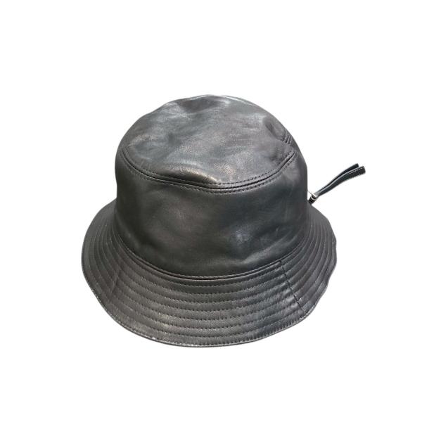 ロエベ　LOEWE ハット　バケットハット　ネイビー　サイズ57 LOEWE（ロエベ） バケットハット ブラック サイズ：57 : カインドオル