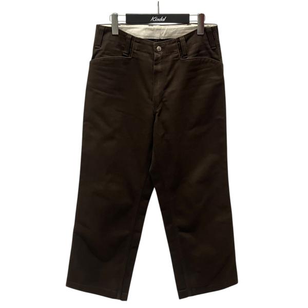 TENDERLOIN ブラウン ワークパンツ Lサイズ TENDERLOIN（テンダーロイン） ワークパンツ ブラウン サイズ：XS