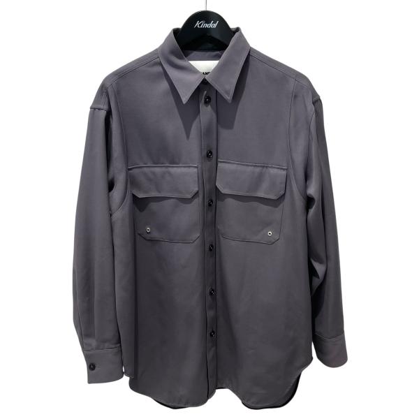 ジルサンダー  JSMU600828 トロピカルウール長袖シャツ メンズ 40 JIL SANDER（ジルサンダー） ジルサンダープラス JIL SANDER+