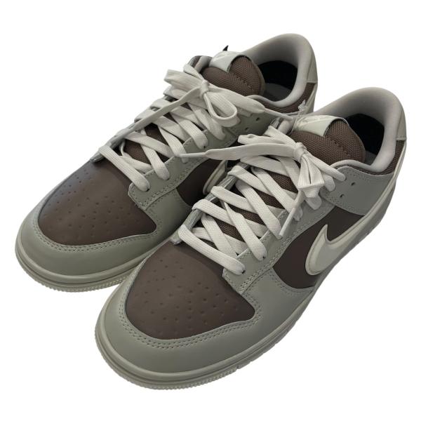 ナイキ NIKE Dunk Low GORE-TEX Light Bone スニーカー HQ2053-002 グレー×ブラウン サイズ：25cm