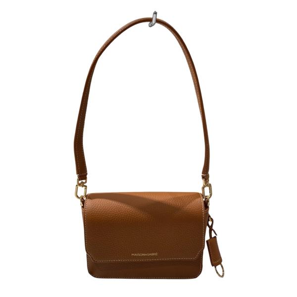 値下げ】MAISON de SABRE ミニフラップバッグ 2WAYショルダーバッグ