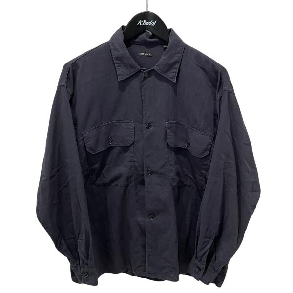COMOLI（コモリ） 空紡オックス C．P．Oシャツ 長袖シャツ V01-02016