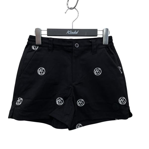 未使用級FR2 ゴルフハーフパンツ Mサイズ　ブラック #FR2GOLF FR2 【値下げ】FR2 GOLF ハーフパンツ ブラック サイズ：S (EC
