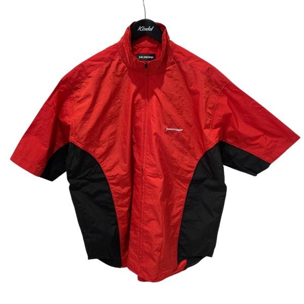 BALENCIAGA（バレンシアガ） ジップアップ半袖ナイロンジャケット