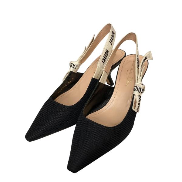 Dior J'adior パンプス 37.5 ブラック 美品 Christian Dior（クリスチャン・ディオール） Christian Dior J'ADIOR