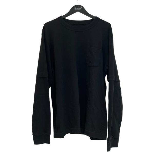 sacai× James Dean バックプリント　ロングT ブラック sacai× James Dean バックプリント ロングT ブラック サカイ SACAI