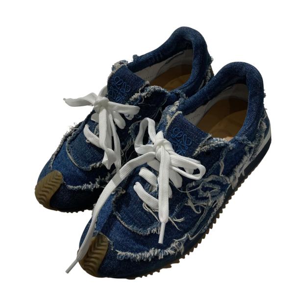 LOEWE（ロエベ） LOEWE FLOW RUNNER アナグラムデニムスニーカー