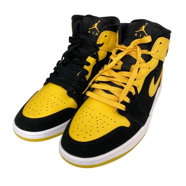 ナイキ NIKE Mid SE New Love ハイカットスニーカー HJ6654 071 イエロー サイズ：27.5cm