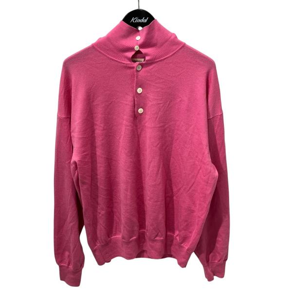 ネイキッドゲージ nakedgauge 24AW 80 POLO ニットポロシャツ NG24W-03SW01C ピンク サイズ：2