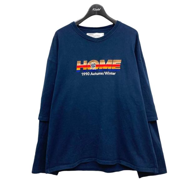 DAIRIKU 【値下げ】DAIRIKU×TAPPEI 2021AW 「HOME Layered L/S Tshirt」 レイヤード刺繍ロングTシャツ ネイビー サイズ:Free (渋谷神南店) : カインドオルYahoo!店 - 通販 - Yahoo!ショッピング DAIRIKU 【値下げ】DAIRIKU×TAPPEI 2021AW 「HOME Layered L/S Tshirt」 レイヤード刺繍ロングTシャツ ネイビー サイズ:Free (渋谷神南店) : カインドオルYahoo!店 - 通販 - Yahoo!ショッピング