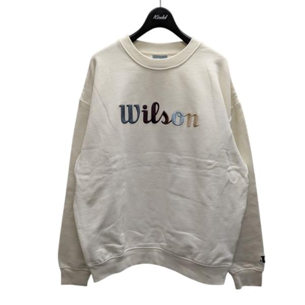 KITH 【値下げ】KITH×Wilson トレーナー クリームホワイト