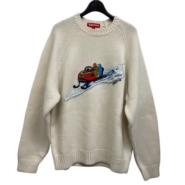 トップス Supreme 24AW mobile Sweater Supreme（シュプリーム） 【値下げ】Supreme 24AW Snow Mobile Sweater