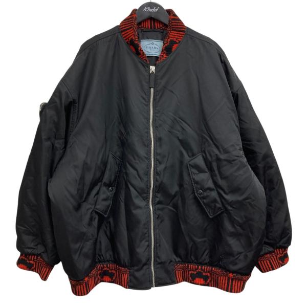 PRADA（プラダ） 【値下げ】PRADA ボンバージャケット ブラック サイズ