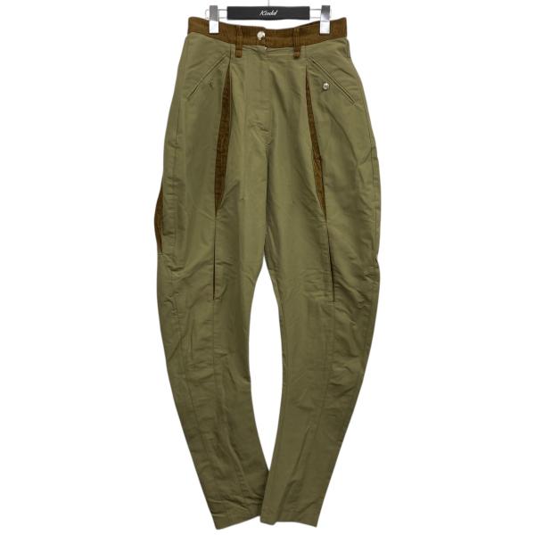 Kiko kostadinov キココスタディノフ パンツ 50 Kiko Kostadinov(キココスタディノフ) ジップデザインパンツ ブラック