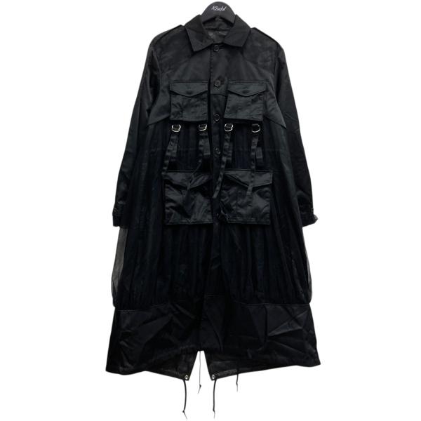 noir kei ninomiya モッズコート S バルーンシルエット 新品 kindal_8040001038598