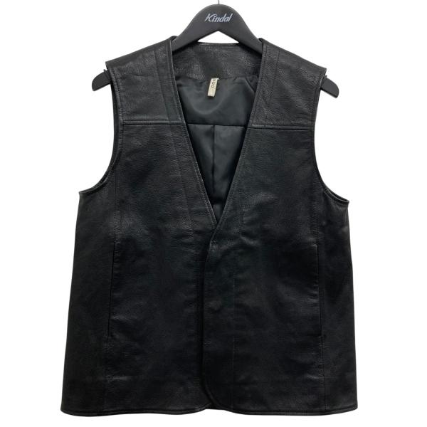 最終値下げccuレザーベスト cece 【値下げ】CCU レザーベスト ブラック サイズ：0 (渋谷神南店