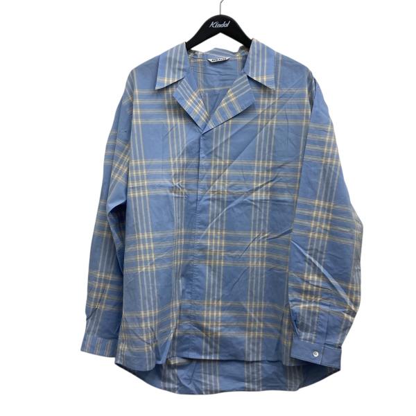 AURALEE（オーラリー） AURALEE WASHED FINX TYPEWRITER CHECK P O
