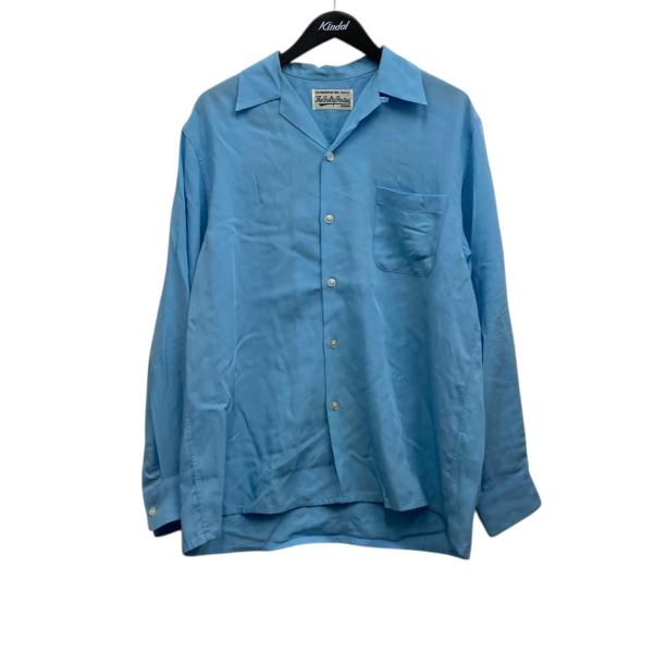 ワコマリア　オープンカラーシャツ WACKO MARIA（ワコマリア） オープンカラーシャツ ブルー サイズ：S