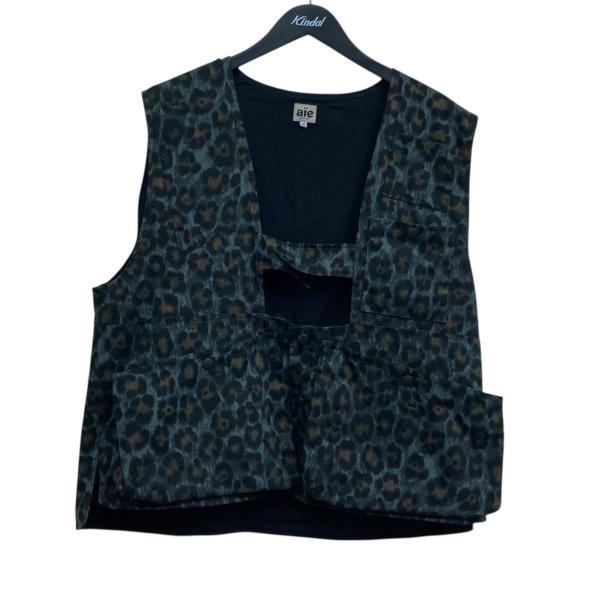 レア⭐︎AIE エーアイイー　ゲームベスト　レオパード柄　美品 レア⭐︎AIE エーアイイー ゲームベスト レオパード柄 美品
