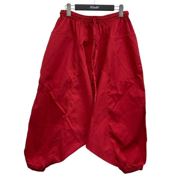 HED MAYNER（ヘドメイナー） サルエルパンツ レッド サイズ