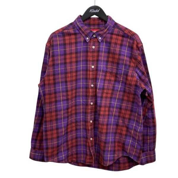 Supreme（シュプリーム） Supreme Plaid Flannel ネルシャツ パープル