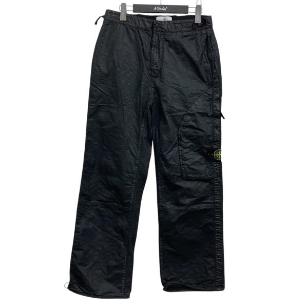 STONE ISLAND（ストーン アイランド） カーゴパンツ ブラック サイズ