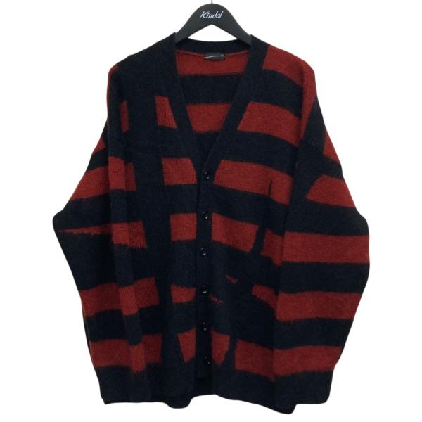 LAD MUSICIAN（ラッドミュージシャン） ボーダーカーディガン ブラック