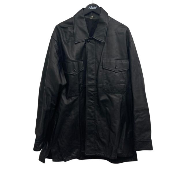 CCU レザー シャツジャケット レザー size1 黒 CCU /シープ ウエスタンシャツ EXCLUSIVE HRM | CCU | ハリウッド