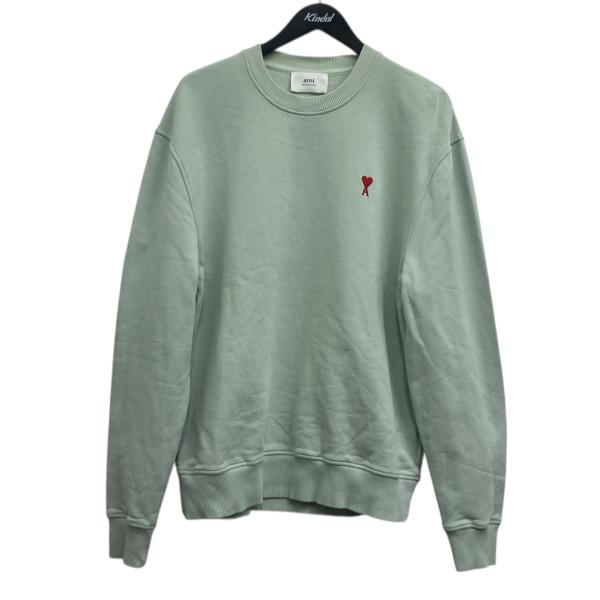 美品　AMI PARIS グレー クルーネックスウェット 楽天市場】AMI Paris アミ パリス ロールネックニット クルーニット