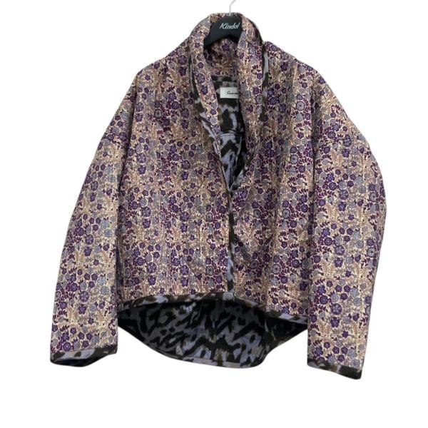 yori 新品タグ付 38 フラワージャガードジャケット sara mallika（サラ マリカ） sara mallika Cotton Jacquard Flower