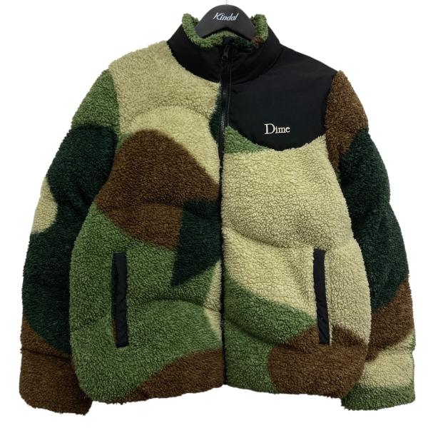 Dime コーデュロイ　ダウンジャケット　カーキ Dime コーデュロイ ダウンジャケット カーキ