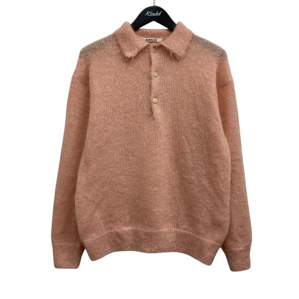 オーラリー24aw MOHAIR KNIT POLO サイズ3 オーラリー24aw MOHAIR KNIT POLO サイズ3 AURALEE (オーラリー) 24AW