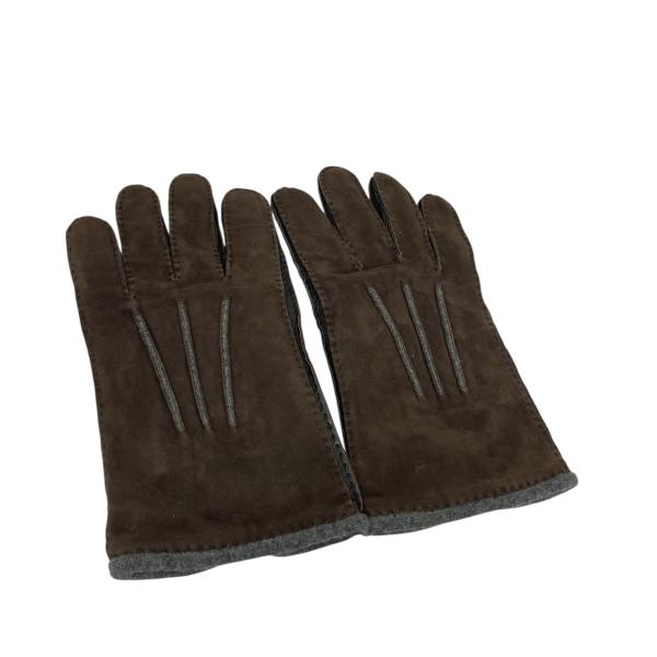 Loro Piana（ロロピアーナ） スエードレザーグローブ ブラウン