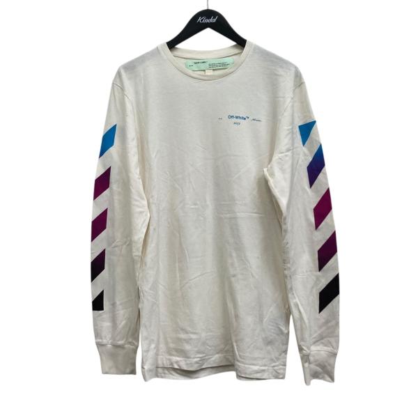 【値下げ！】Off-White オフホワイト Tシャツ XLサイズ off white（オフホワイト） 【値下げ】OFFWHITE ロングスリーブTシャツ