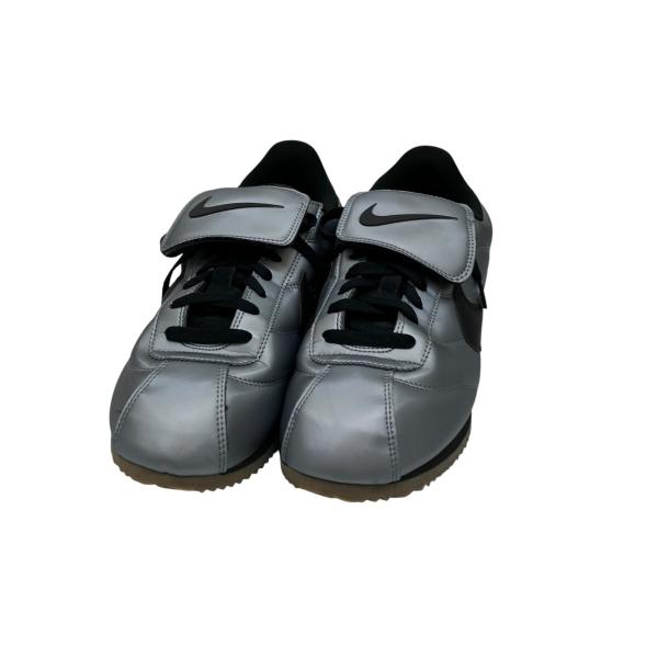 ナイキ NIKE CORTEZ SE MTLC COOL GREY BLACK ローカットスニーカー HQ3490-099 グレー サイズ：28cm
