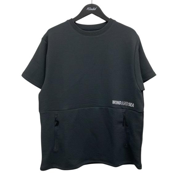 WIND AND SEA（ウィンダンシー） ナイロンTシャツ グレー サイズ：M