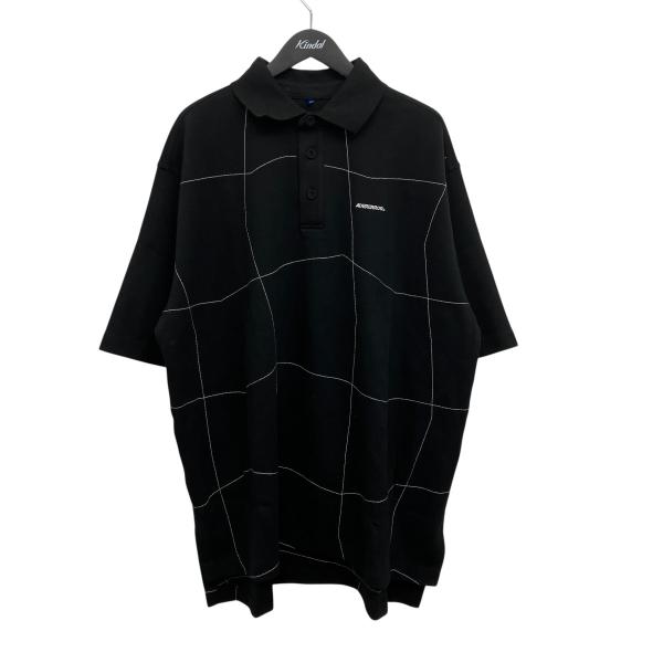 ADER ERROR ポロシャツ ブラック M ADER error（アーダーエラー） ポロシャツ ブラック サイズ：A2