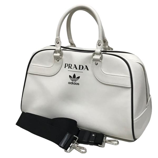 極美品！極希少！驚愕の日本14個限定！プラダ×アディダス ボストンバッグ レザー PRADA 【値下げ】PRADA×adidas 世界700個限定 ボストンバッグ 1BB074
