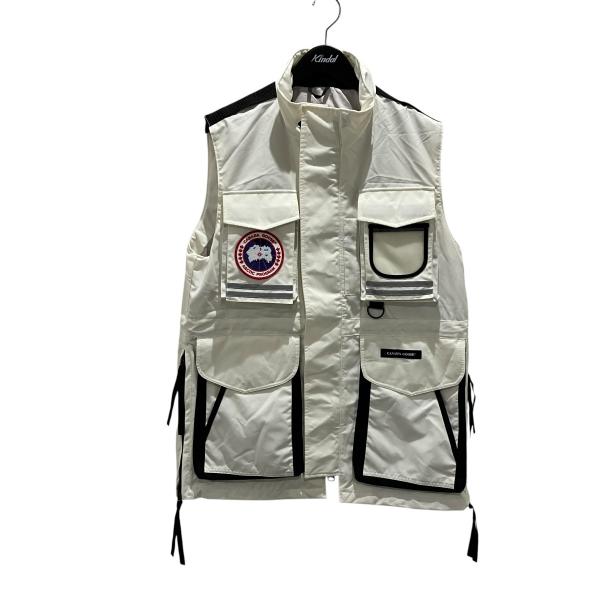 カナダグース　ジャーニーベスト　ホワイト　M 9507M CANADA GOOSE（カナダグース） 【Journey Vest】 ナイロンベスト 9507M