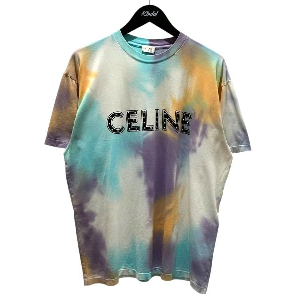 CELINE セリーヌ　スタッズ　カットソー CELINE（セリーヌ） スタッズタイダイTシャツ 2X687957M ブルー