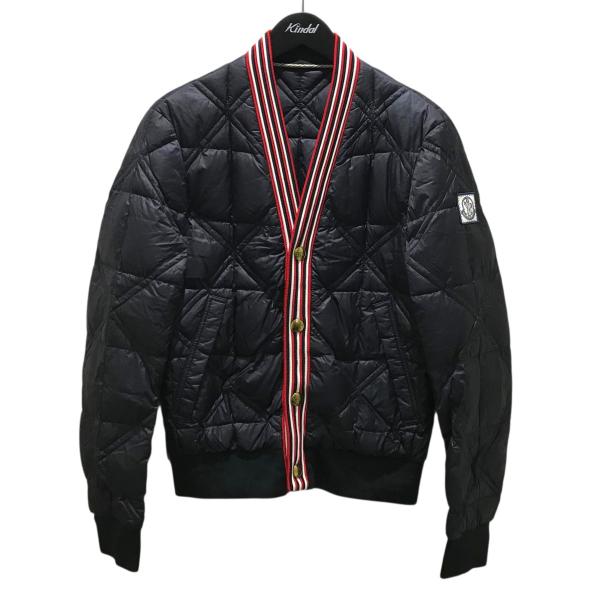 MONCLER GAMME ROUGE モンクレール ガム ブルー BLEU ノーカラーダウン