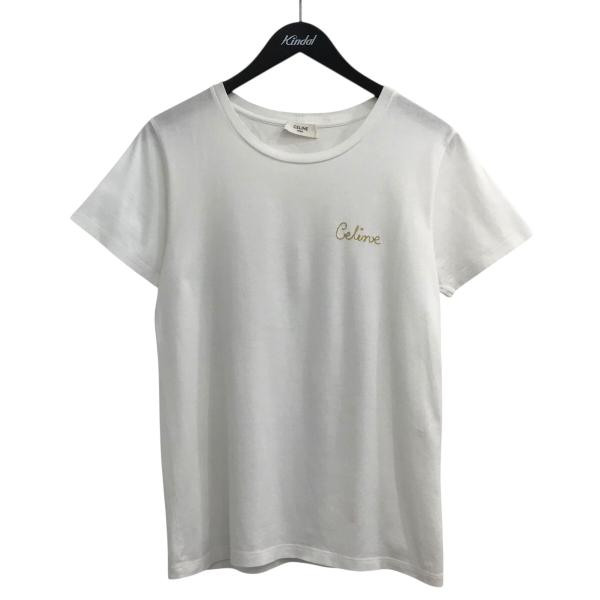 CELINE プリント Tシャツ Lサイズ ホワイト 楽天市場】CELINE セリーヌ ルーズ ロゴ Tシャツ ホワイト 2X764671Q