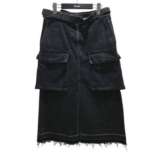 sacai（サカイ） デニムスカート 23-06487 ブラック サイズ：3