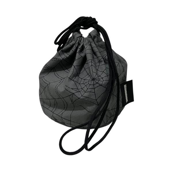 NEIGHBORHOOD（ネイバーフッド） 【SPIDERWEB DRAWSTRING BAG】 巾着