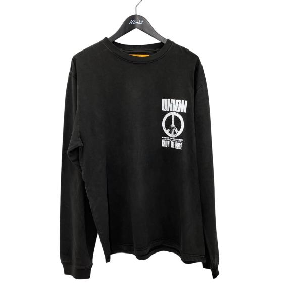 ユニオン UNION KNOW THE LEDGE ロングスリーブTシャツ KTS-179--00001-002 チャコールグレー サイズ：3