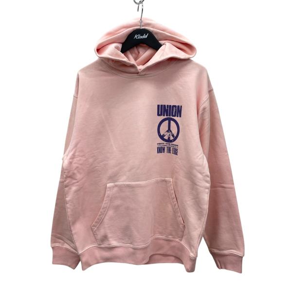 ユニオン UNION FIGHT HOOD パーカー KTS-175-00002-650 ピンク サイズ：M