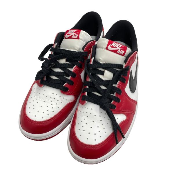 ナイキ NIKE AJ 1 Retro Low OG Chicago ローカットスニーカー HQ6998 600 レッド×ホワイト サイズ：27