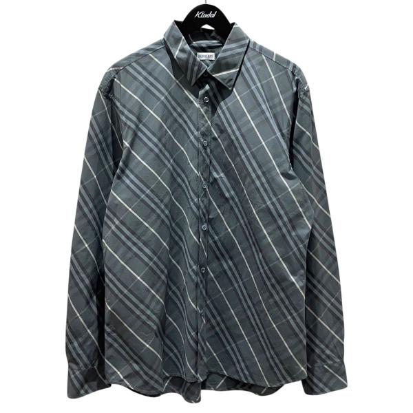 バーバリー チェック シャツ S BURBERRY（バーバリー） BURBERRY 25SS チェックシャツ 8108726 ブルー