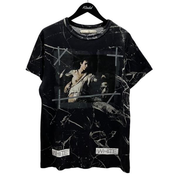 off white（オフホワイト） マーブルTシャツ ブラック サイズ：XS 